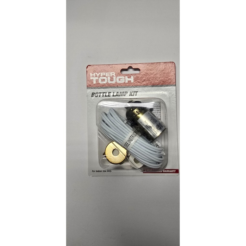 Hyper Tough Bottle Lamp Kit for Standard Medium Base Bulbs 250W Max,